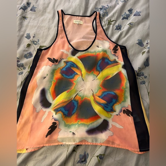 Anthropologie Dream Daily Tops - Anthropologie Dream Daily Sheer Tank, Size M *read description